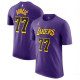 24-25 Lakers DONCIC #77 Purple High Quality Casual T-Shirt