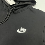 2024 NK Black Hoody #E3黑色(刺绣加绒)