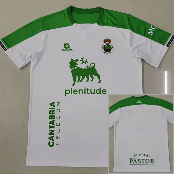 24-25 Racing de Santander Home Fans Soccer Jersey