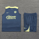 24-25 Club America Light gray Tank top and shorts suit