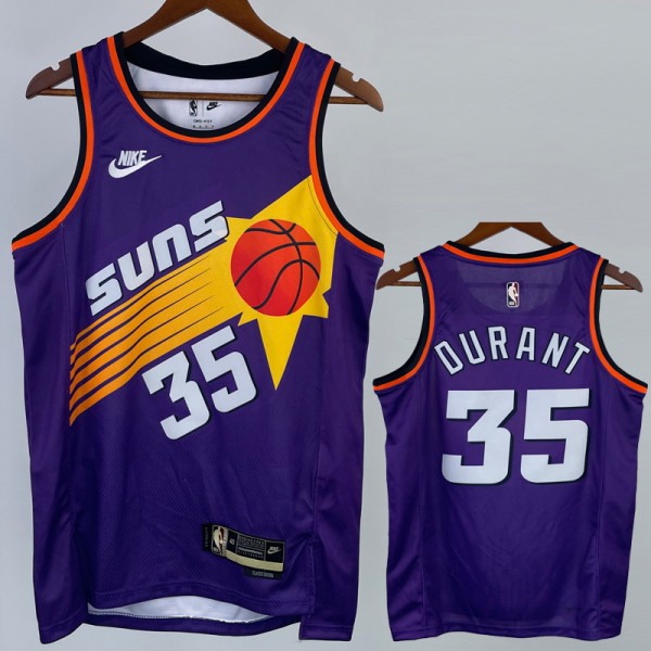 22-23 SUNS DURANT #35 Purple Retro Top Quality Hot Pressing NBA Jersey