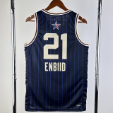 23-24 ALL-STAR ENBIID #21 Blue Top Quality Hot Pressing NBA Jersey