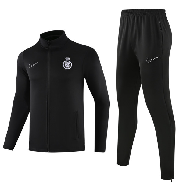 24-25 Al-Nassr Black Jacket Tracksuit