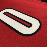 22-23 TRAIL BLAZERS LILLARD #0 Red Top Quality Hot Pressing NBA Jersey (Trapeze Edition)