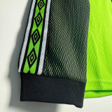 1998-1999 Man Utd Green Goalkeeper Long Sleeve Retro Soccer Jersey (长袖)