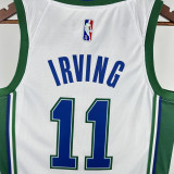KNICKS IRVING #11 White 75th Anniversary City Edition Top Quality Hot Pressing NBA Jersey