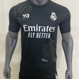 23-24 RMA Y-3 Black Fans Soccer Jersey (胶标)