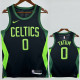 24-25 CELTICS TATUM #0 Black City Edition Top Quality Hot Pressing NBA Jersey
