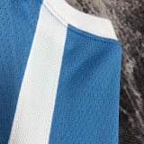 2019-20 Timberwolves RUSSELL #0 Sky Blue Retro Top Quality Hot Pressing NBA Jersey