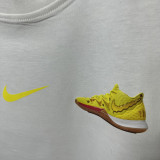 T124 NK White High Quality Casual T-Shirt #海绵宝宝