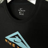 T255 NK Black High Quality Casual T-Shirt #三角山