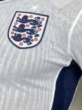 24-25 England Home Long Sleeve Player Version Soccer Jersey (长袖球员)