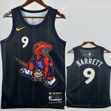24-25 Raptors BARRETT #9 Black City Edition Top Quality Hot Pressing NBA Jersey