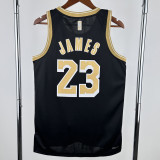 22-23 LAKERS JAMES #23 Black Glory Edition Top Quality Hot Pressing NBA Jersey (荣耀版)