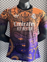 24-25 RMA Orange Purple Special Edition Player Version Soccer Jersey *橙紫