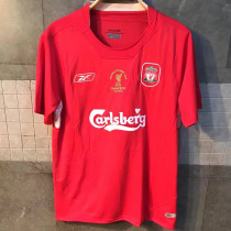 2005 LIV Red Champions Retro Soccer Jersey