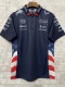 2024 F1 Red Bull Royal Blue Polo Racing Suit(有领) 银牛