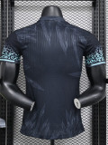 24-25 Brazil Black Special Edition Player Version Soccer Jersey 绿花边
