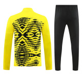 24-25 Dortmund Yellow Black Half Pull Tracksuit (半拉链)