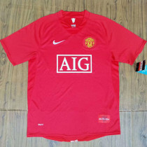 2007-2008 Man Utd Home Retro Soccer Jersey