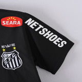 2012-2013 Santos FC Black Retro Soccer Jersey