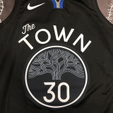 2020 Warriors CURRY #30 Black Grey Top Quality Hot Pressing NBA Jersey