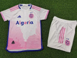 24-25 Algeria Pink White Special Edition Kids Player Version Soccer Jersey (球员童装)