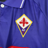 1998-1999 Fiorentina Home Retro Long Sleeve Soccer Jersey (长袖)