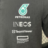 2024 F1 Mercedes Black Polo Racing Suit (有领)