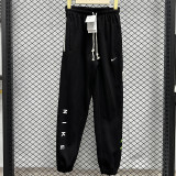 W9纯棉卫裤 NK Black Top Quality Sweatpants (Have Pocket)