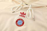 24-25 Bayern Khaki Hoodie Tracksuit (卫衣套装)