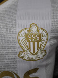 24-25 OGC Nice Away Player Version Soccer Jersey