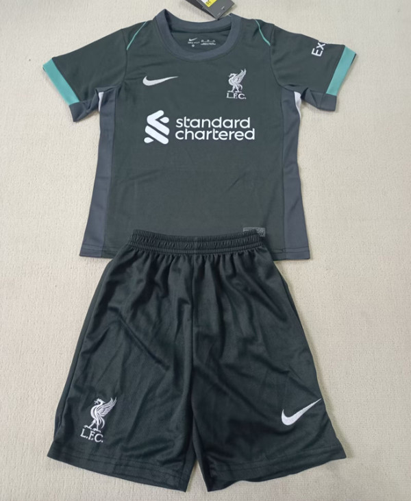 24-25 LIV Away Kids Soccer Jersey