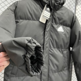 24-25 MF4 AD Black Hooded Cotton Coat #棉衣