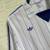 1980-1982 France Away Long Sleeve Retro Soccer Jersey (长袖)