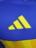 24-25 Boca Juniors Home Long Sleeve Player Version Soccer Jersey (长袖球员)