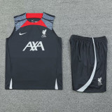 24-25 LIV Dark gray Tank top and shorts suit