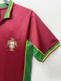 1998 Portugal Home Retro Soccer Jersey
