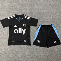 25-26 CHarlotte Away Kids Soccer Jersey