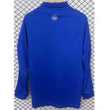 24-25 Leeds United Blue Special Retro Edition Long Sleeve Soccer Jersey (长袖)
