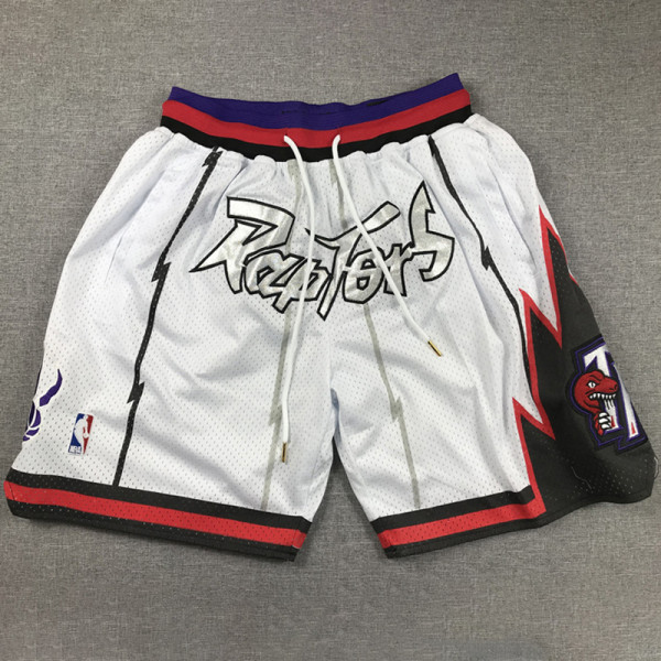 Raptors White City Edition Top Quality NBA Pocket Pants *猛龙