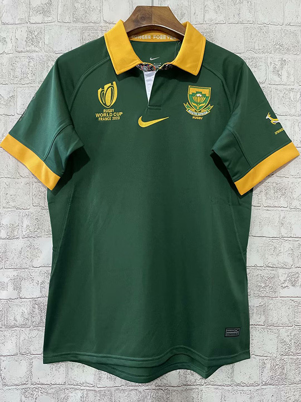 2023 South Africa RUGBY WORLD CUP Home Rugby Jersey (世界杯版)