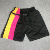 Heat Black City Edition Top Quality NBA Pocket Pants *热火彩虹版