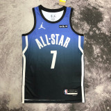 2023 ALL STAR BROWN #7 Blue Top Quality Hot Pressing NBA Jersey (全明星)