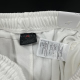 M005 Jordan White Pure Cotton Fabric Casual Short Pants
