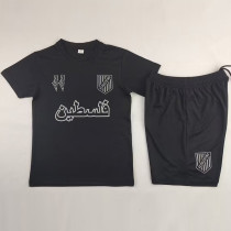 24-25 Palestina FC Black Anniversary Edition Kids Soccer Jersey *白色广告