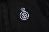 24-25 Al-Nassr Black Jacket Tracksuit