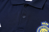 25-26 AL-Nassr Royal blue Polo Tracksuit