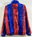 24-25 BAR Red Blue & Blue Double Sided Windbreaker (双面风衣)