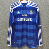 2011-2012 CHE Home Retro Long Sleeve Soccer Jersey(带决赛字) (长袖)